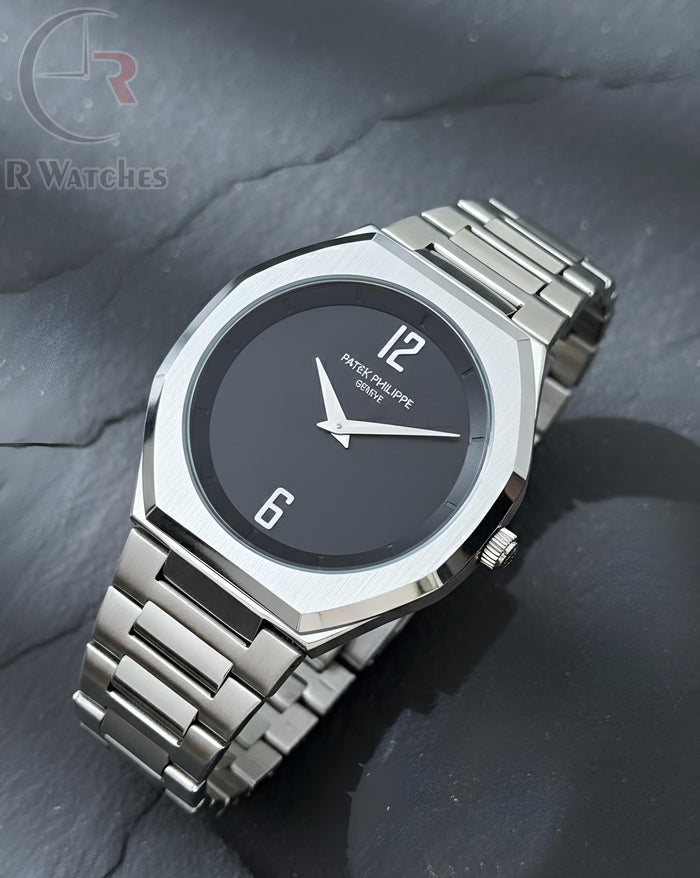 (OS)⭐ Patek philip silver Black