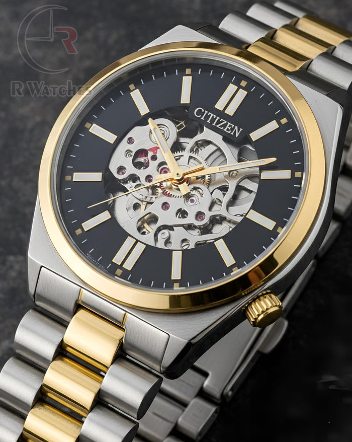 (SS) Citizen Automatic Dual Tone Black Dial