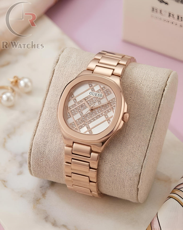 (OS) Guess Girls Rose Gold White