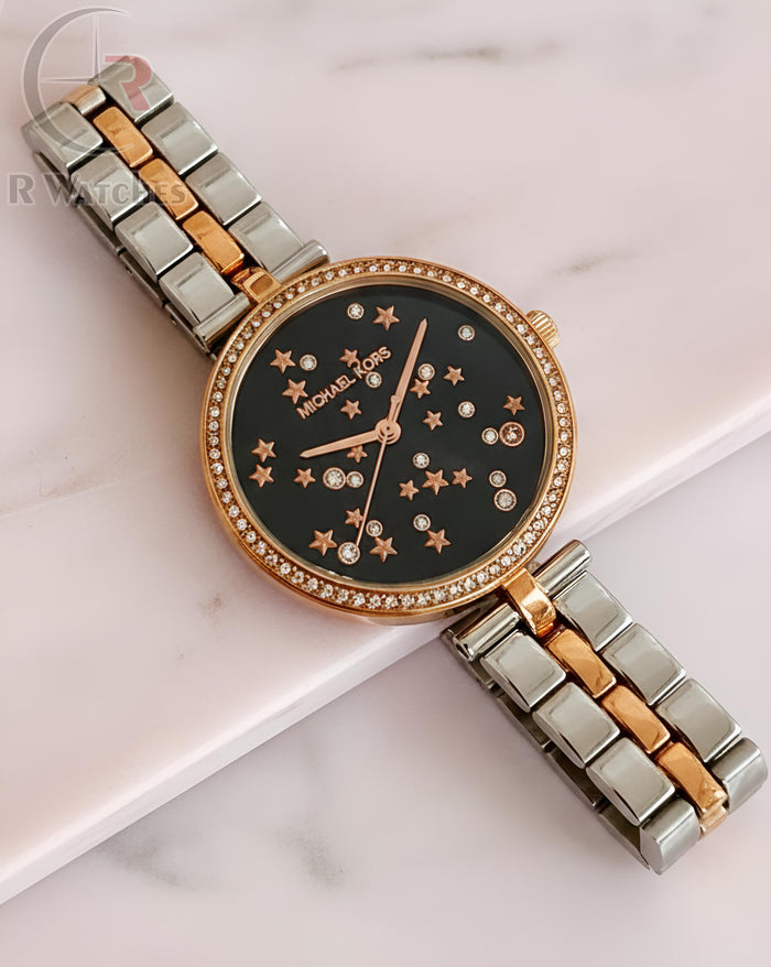 (OS) MK girls dual tone black