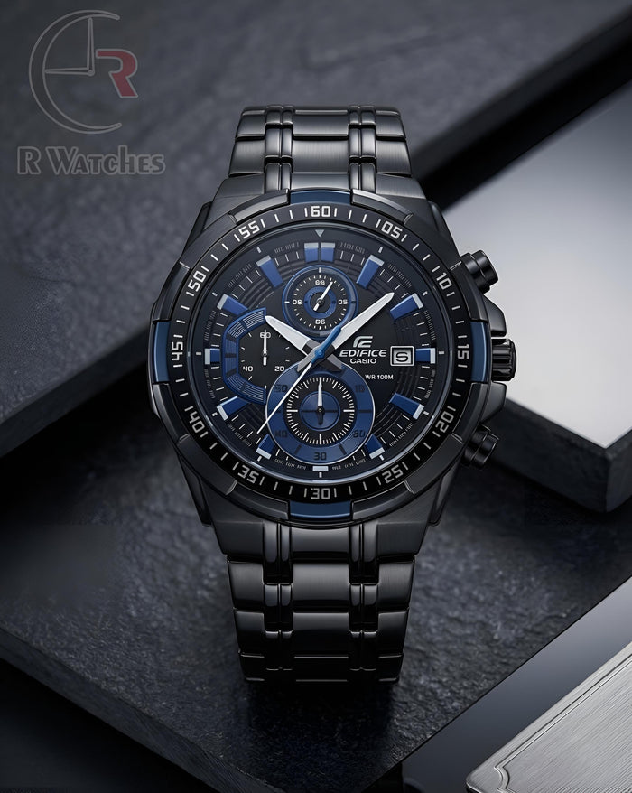 (OS27)⭐ Casio Edifice black Blue