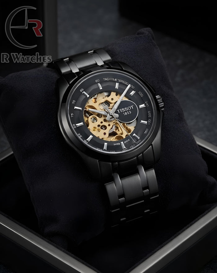 (OS3) Tissot Automatic Full Black