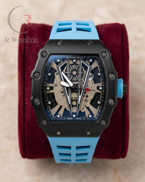 (OS) RM Silicon Tiffany Blue Black Dial