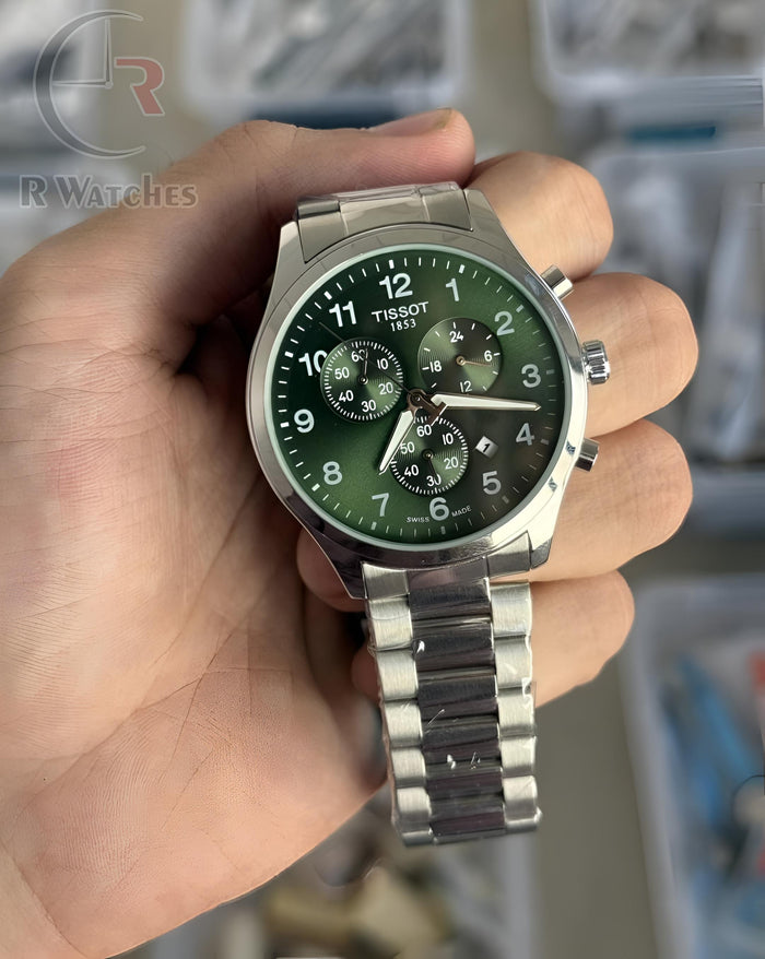 (SS) Tissot new silver Green