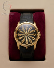 (OS) Roger Dubuis Leather Gold Black