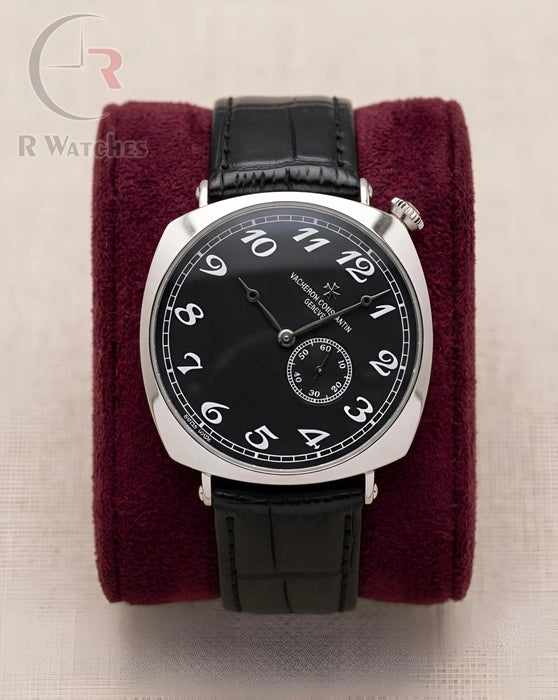(OS) Vacheron Constantin Leather Black Silver