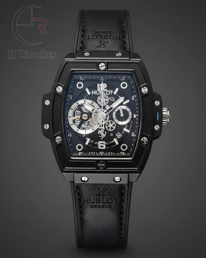 (OS2) Hublot Leather Full Black