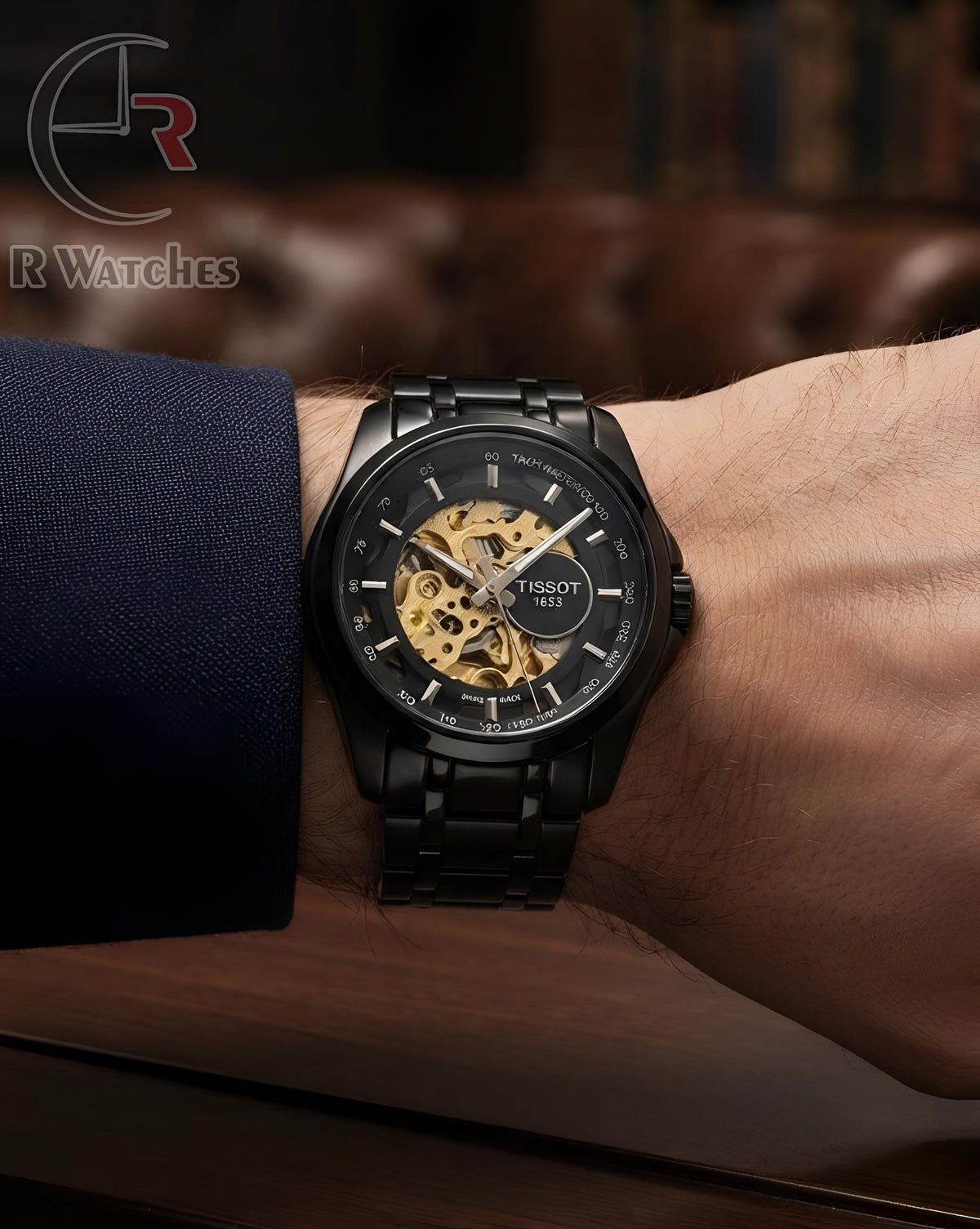 (OS3)⭐ Tissot Automatic Full Black