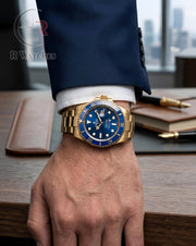 (OS) Rolex Submariner gold blue dial