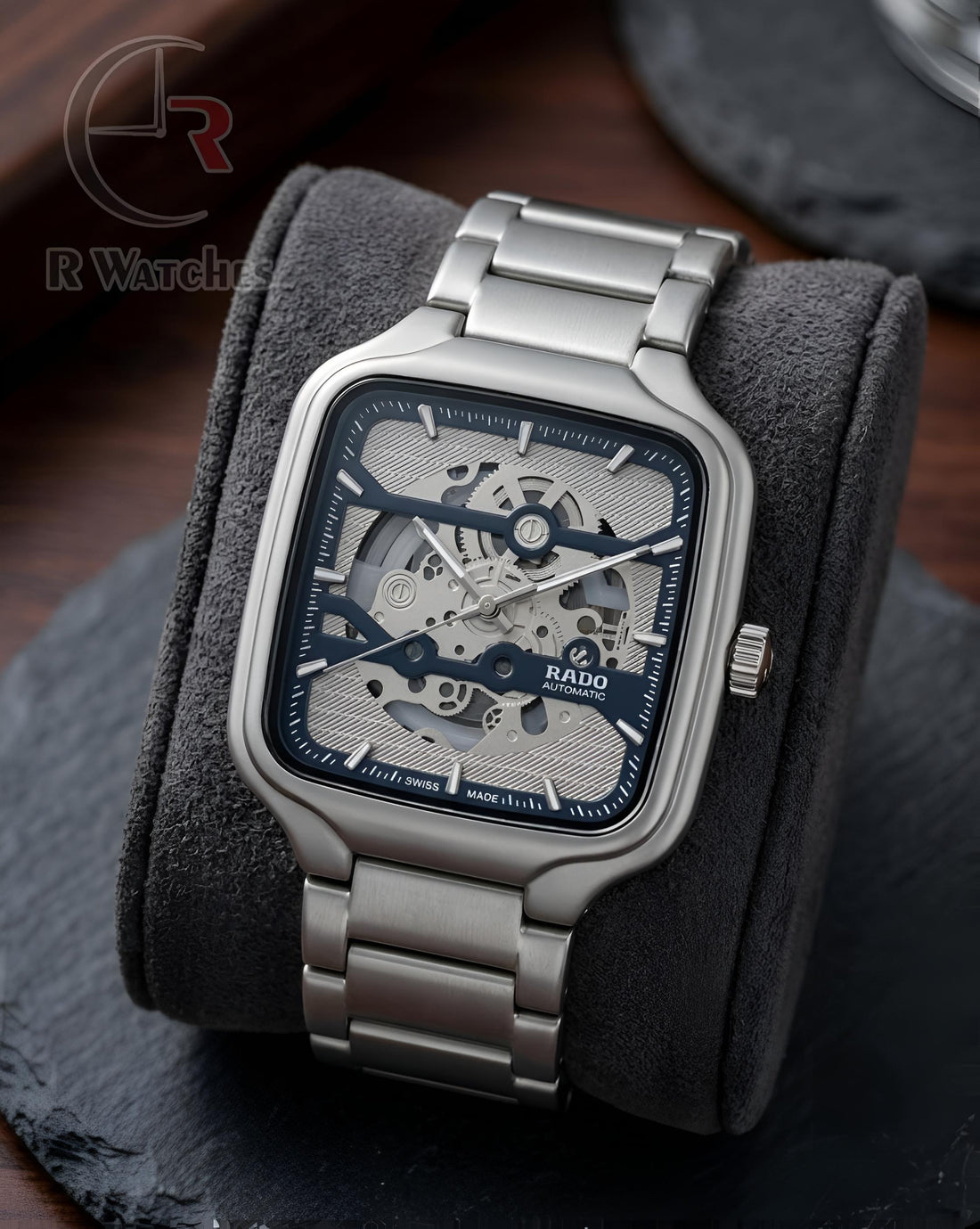 (SS) Rado Machinery Silver Blue