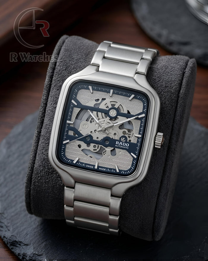 (SS) Rado Machinery Silver Blue