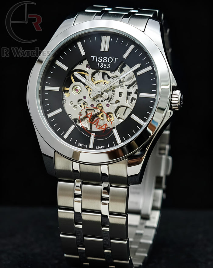 (SS) Tissot automatic silver Black