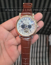 (OS2)⭐ Cartier automatic Roman leather