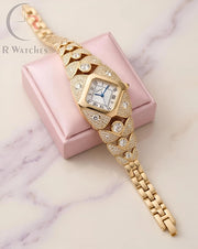 (SS) Cartier Girls Diamond Gold White