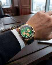 (OS) Rolex Silicon Green Black Gold
