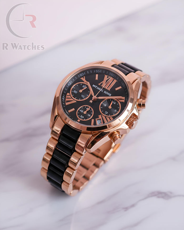 (OS) MK girls dual tone black