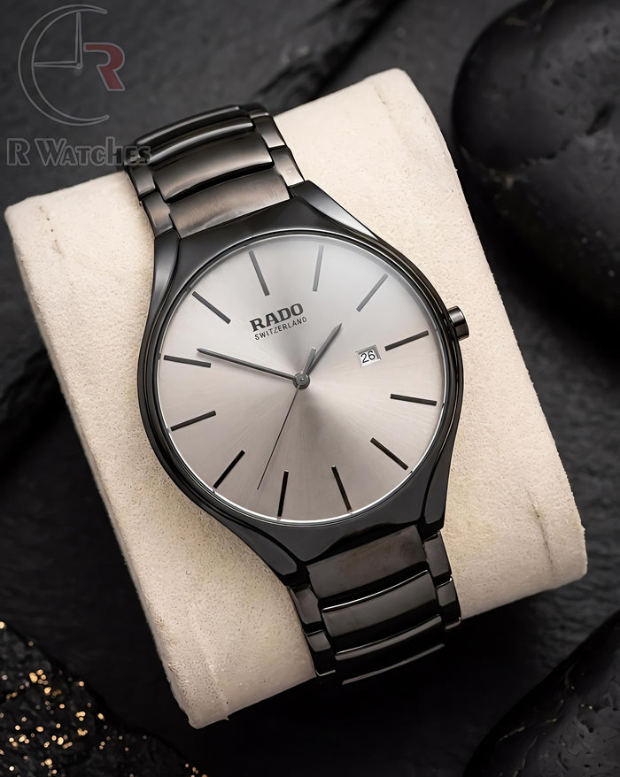 (OS)⭐ Rado Black Metal Grey Dial