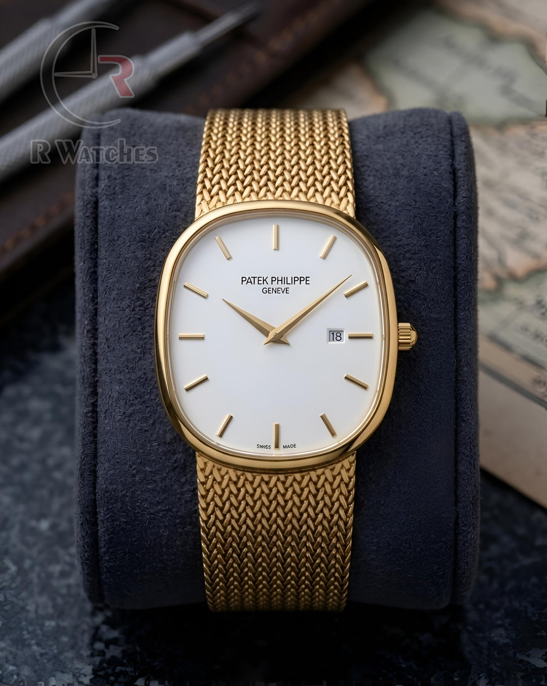 (SS) Patek Philippe Gold White