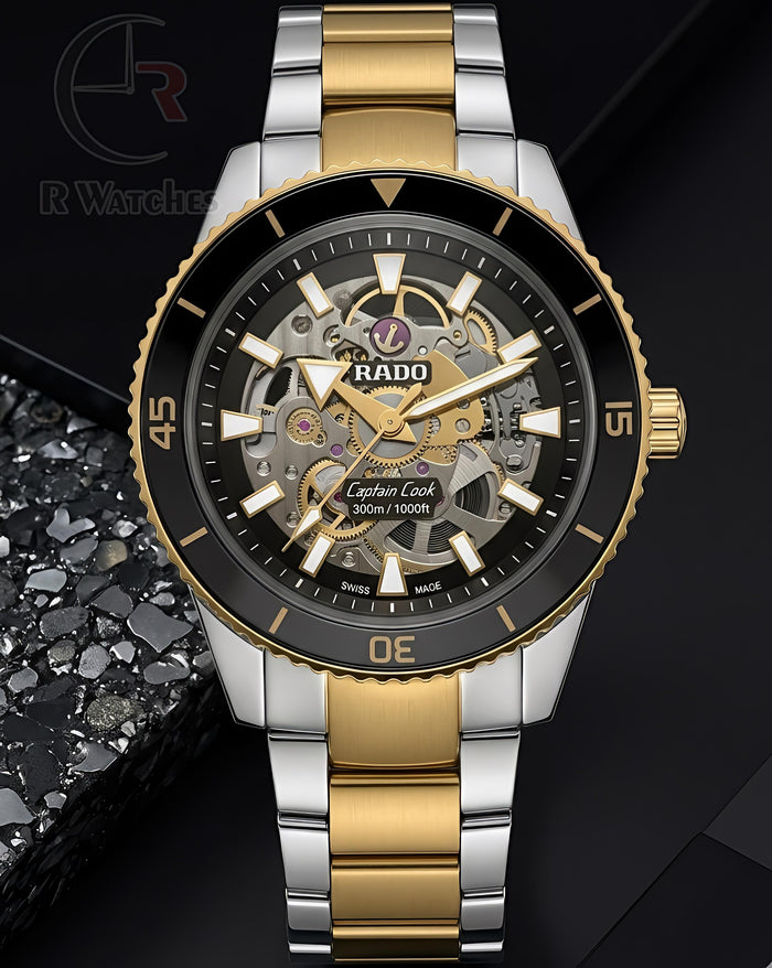 (OS) Rado Automatic Dual Tone Black