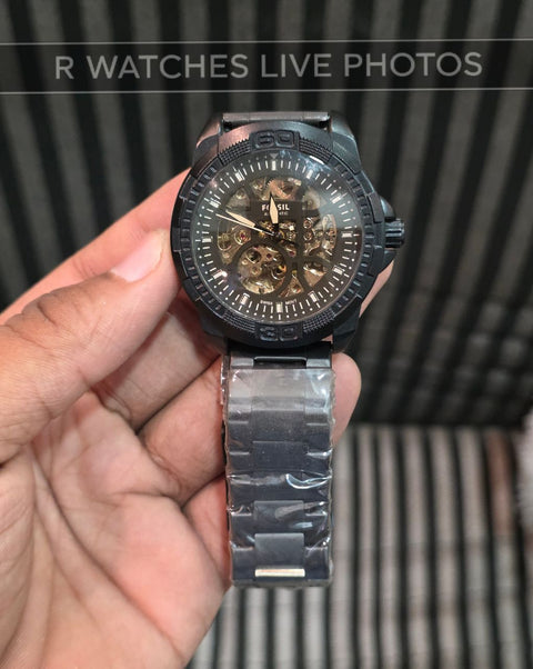 (OS)⭐ Fossil Automatic full Black