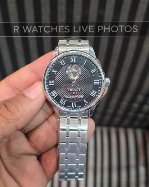 (OS)⭐ Tissot Automatic Silver Black