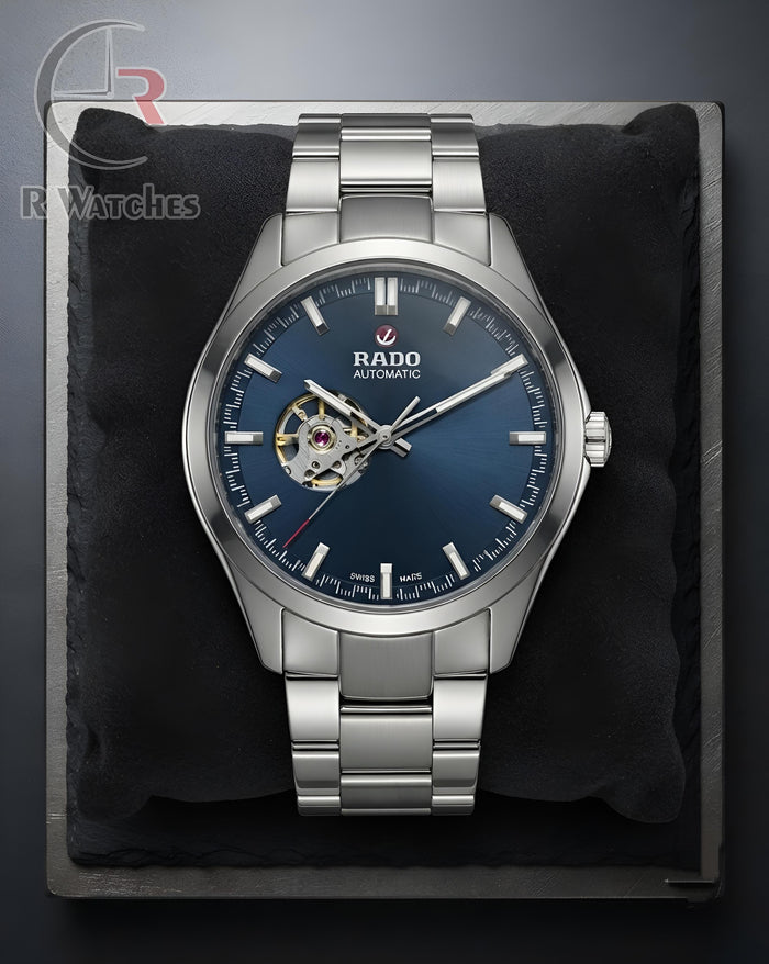 (OS) Rado Automatic Blue Silver