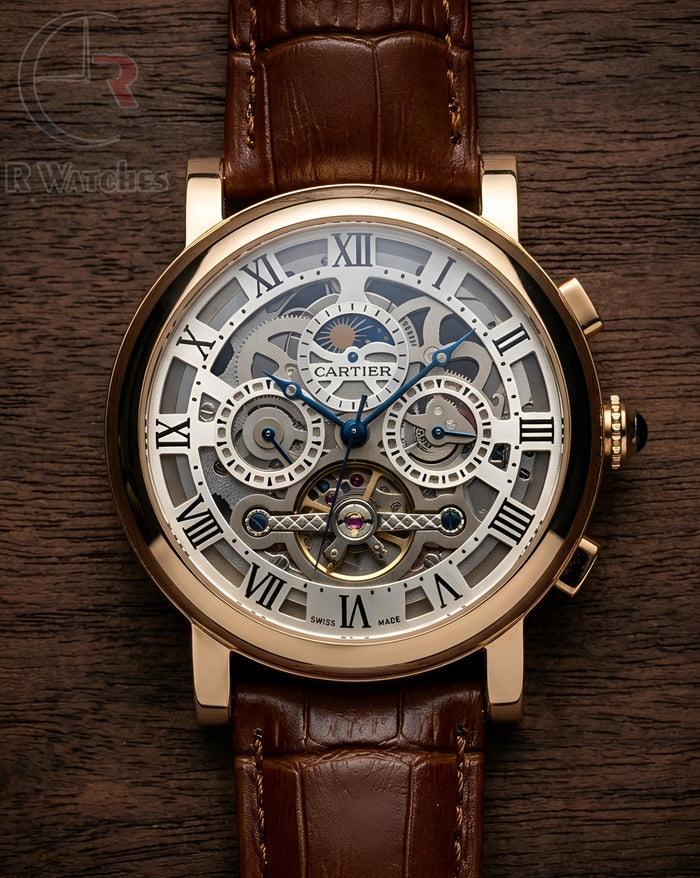 (OS) Cartier automatic leather Roman