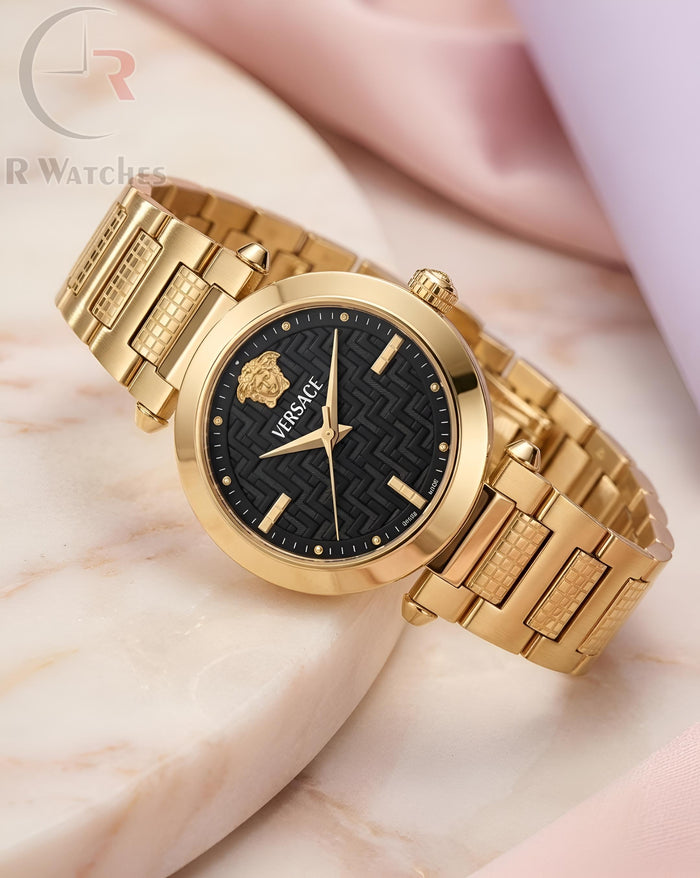 (OS) Versace Girls Gold Black