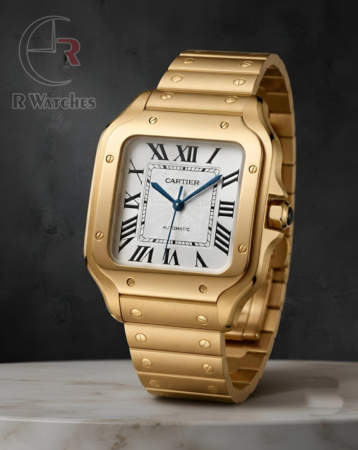 (OS) Cartier Gold White Roman