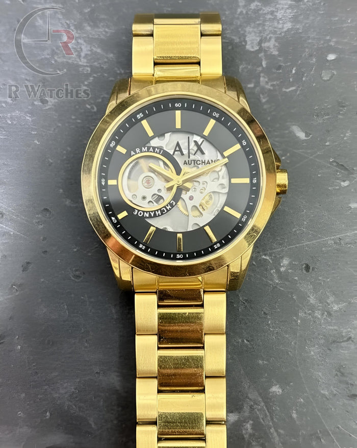 (SS) AX Automatic Gold Black