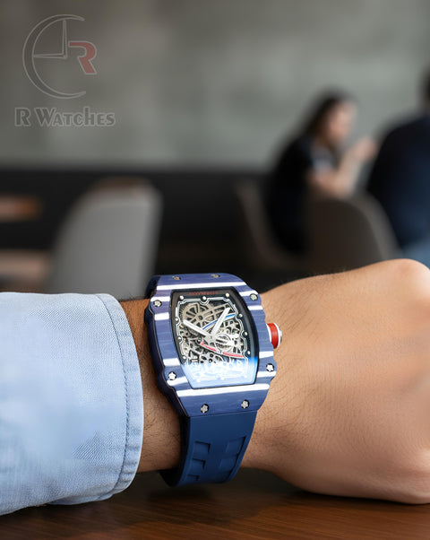 (OS2)⭐ RM Silicon Blue White Silver Silicon Blue