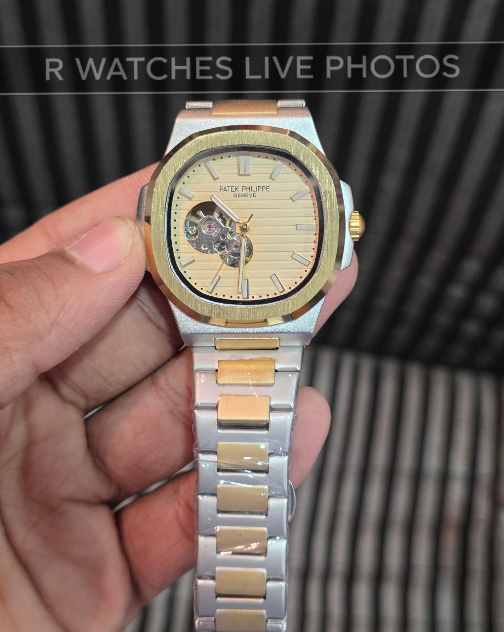 (OS)⭐ Patek Philippe automatic dual tone Gold