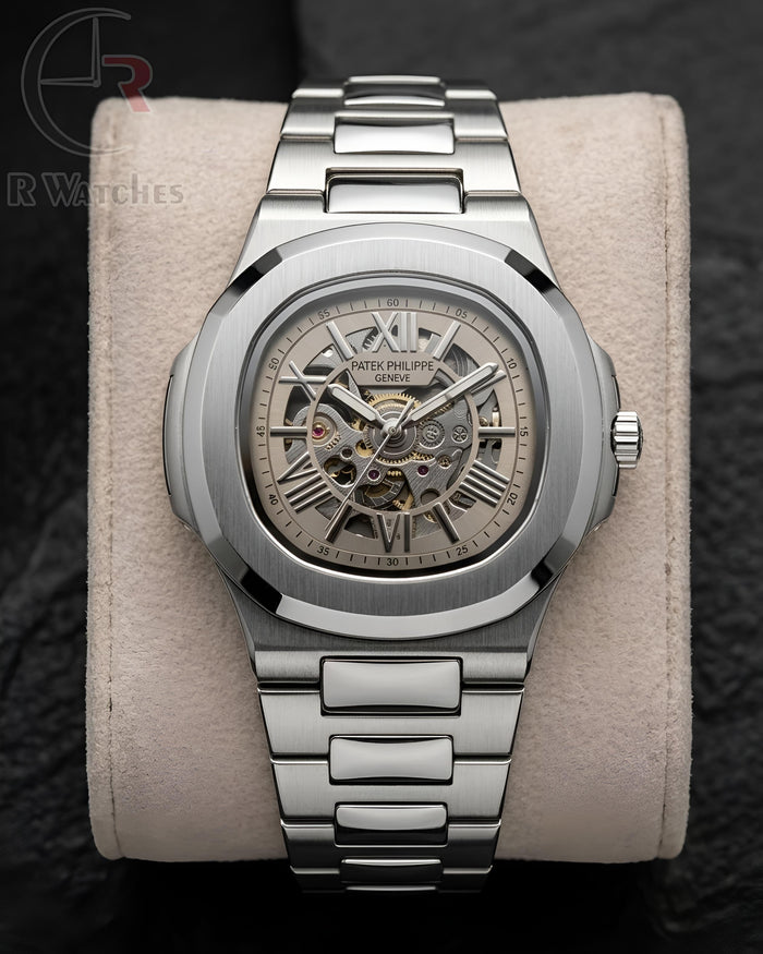 (OS2) Patek Automatic Silver Grey Dial