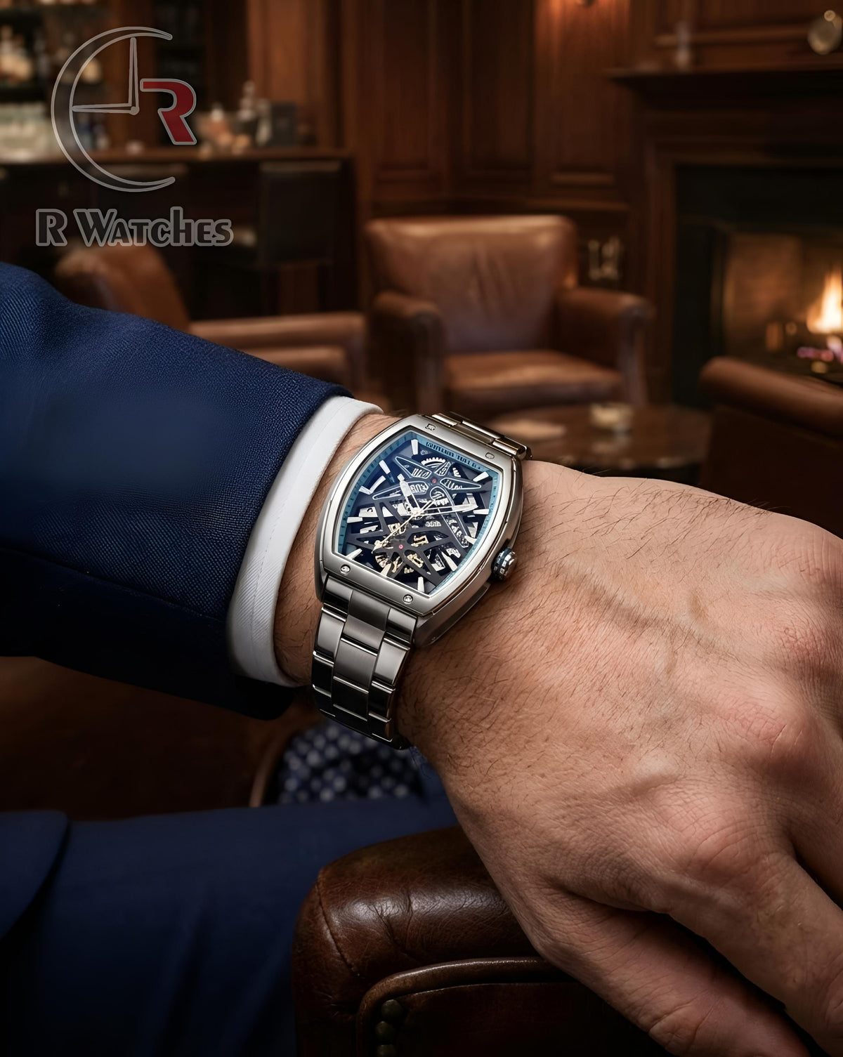 (OS) RM Automatic Tiffany Blue Silver