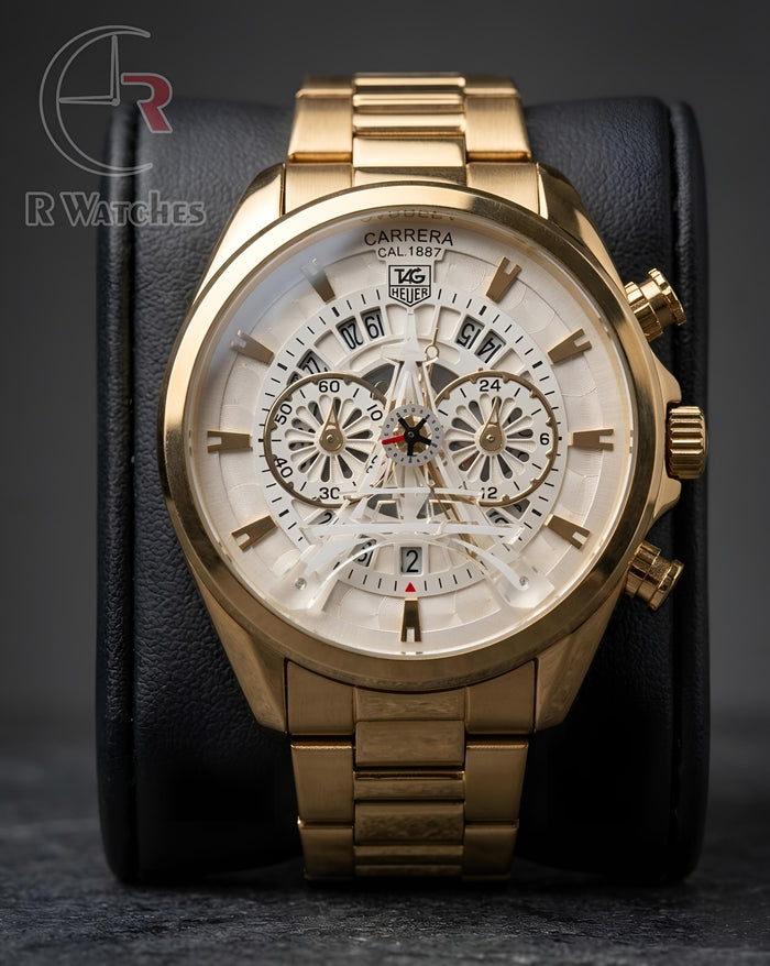 (OS2) Tag Heuer Paris Edition White Gold