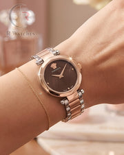 (OS3)⭐ Versace Girls Dual Tone Brown Dial