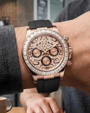 (OS)⭐ Rolex Tiger eye silicon rose gold