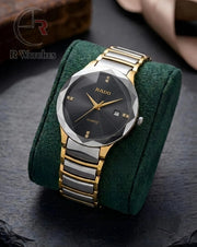 (OS) Rado Diamond Cutt Dual Tone Black