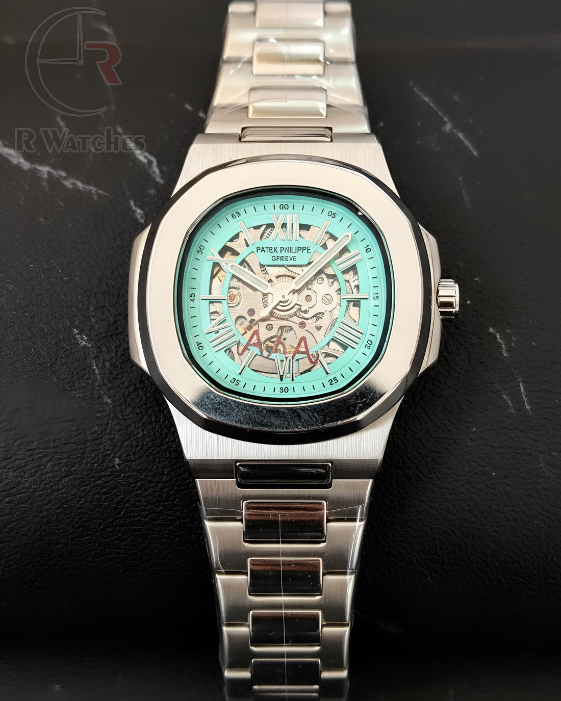 (OS) Patek Philippe Automatic Silver Blue