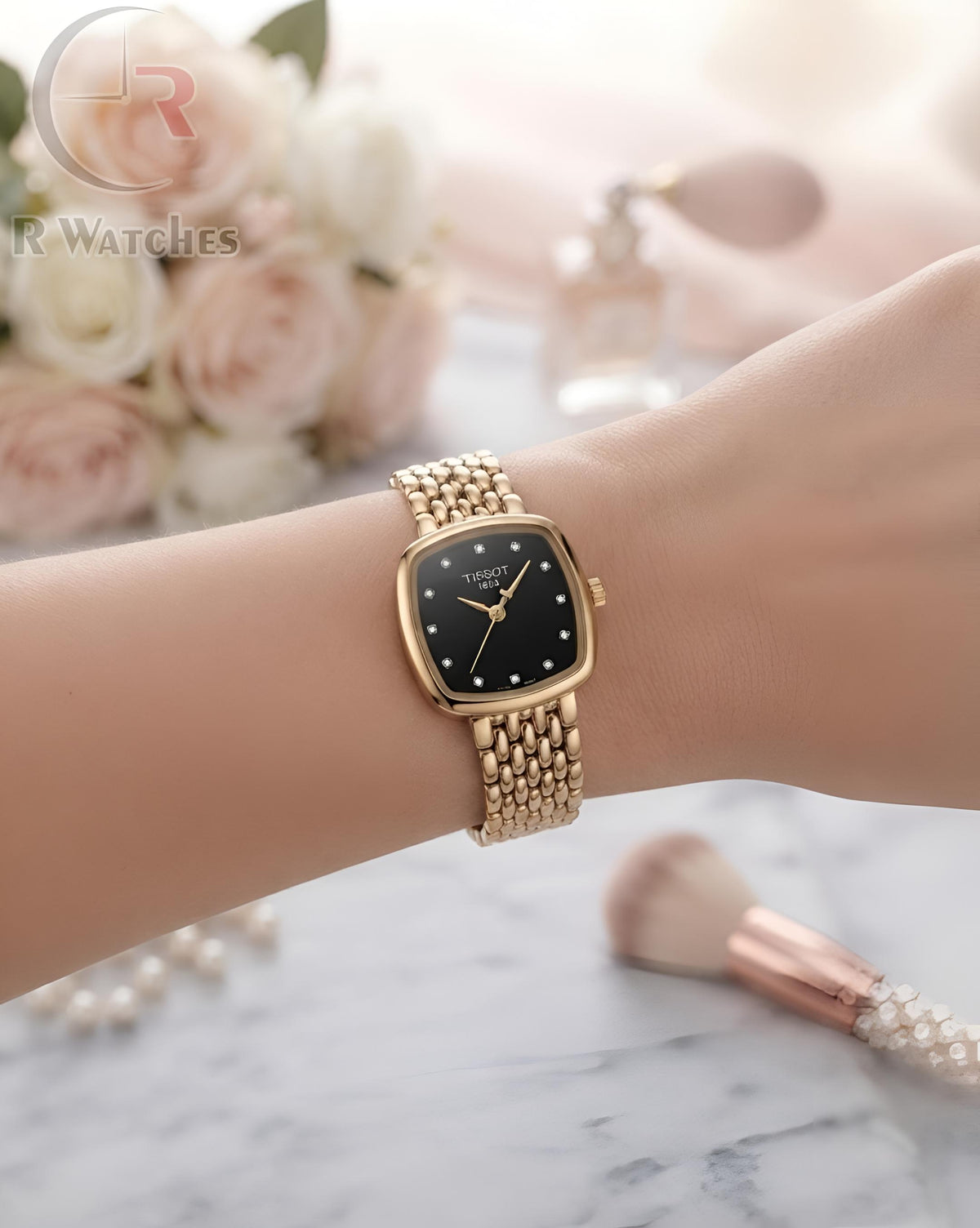 (OS) Tissot Girls Gold Black