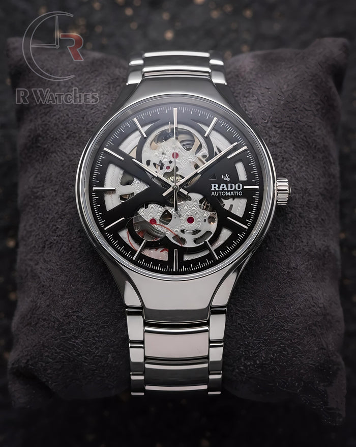 (OS) Rado Automatic Black Silver