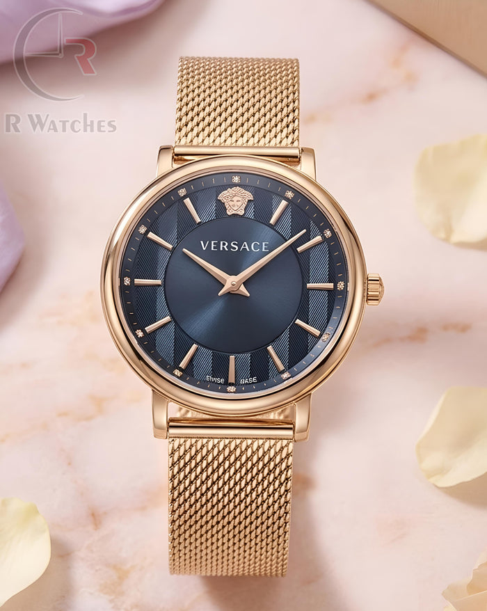 (OS2) Versace Girls Rose Gold Black
