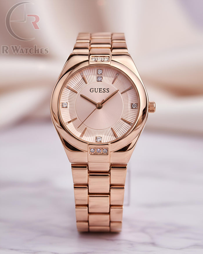 (OS) Guess girls rose gold pink