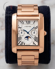 (OS) Cartier Rose Gold White Roman