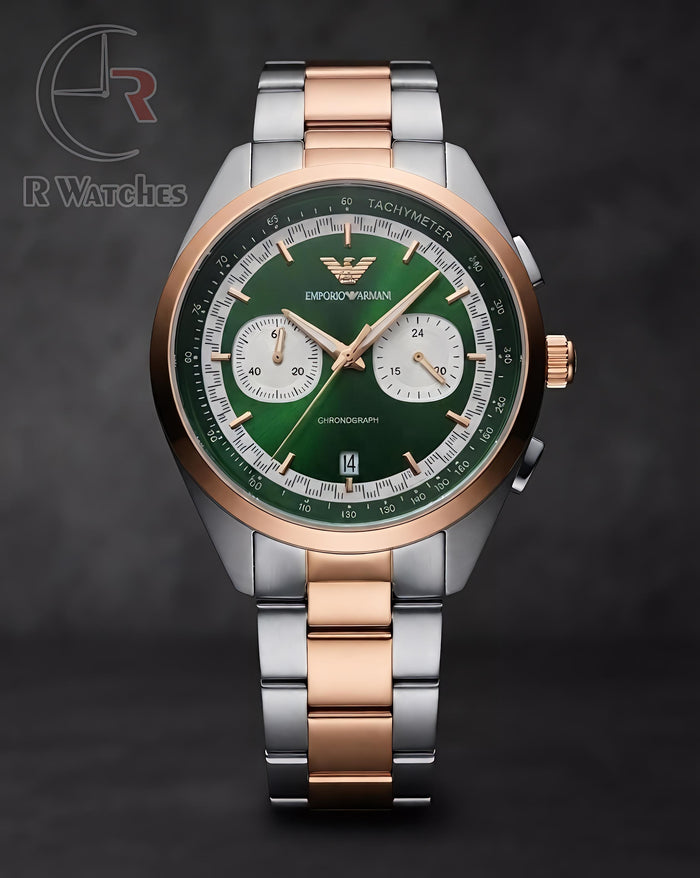 (OS) Armani Rose Gold Green