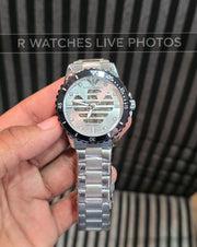 (OS)⭐ Emporio Armani Automatic Black Silver Dial