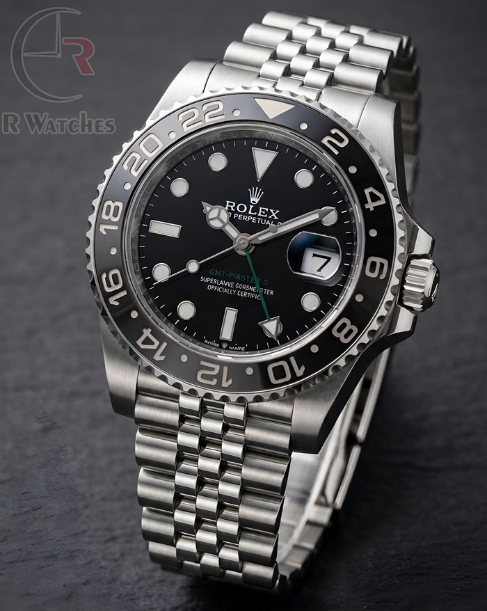 (SS)⭐ Rolex GMT Silver Black