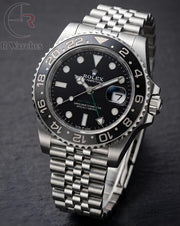(SS)⭐ Rolex GMT Silver Black