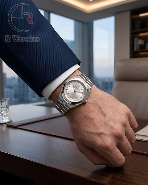 (OS)⭐ Vacheron Constantin silver grey