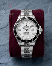 (OS2) Rolex Rajwadi Silver White